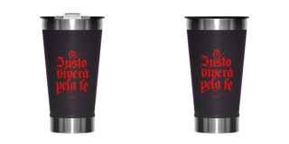 Nome do produto Copo Térmico - O justo viverá de fé