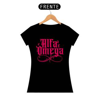 Nome do produto Camiseta Cristã Alfa e ômega | Baby Long Quality