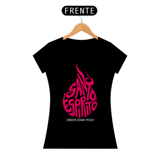 Nome do produto Camiseta Cristã Santo Espírito | Baby Long Quality