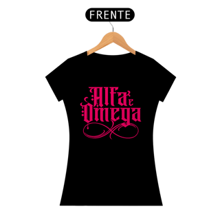 Nome do produto Camiseta Cristã Alfa e Ômega | Baby Long Quality