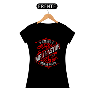 Nome do produto Camiseta Cristã Salmo 23:1 | Baby Long Quality