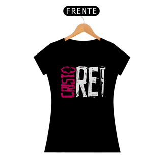 Nome do produto Camiseta Cristã Cristo Rei | Baby Long Prime