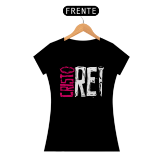 Nome do produto Camiseta Cristã Cristo Rei | Baby Long Quality
