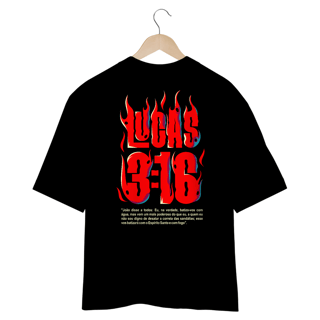 Nome do produto Camiseta Cristã Lucas 3:16 | Oversized