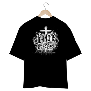 Nome do produto Camiseta Oversized (Costa) - John 3:16