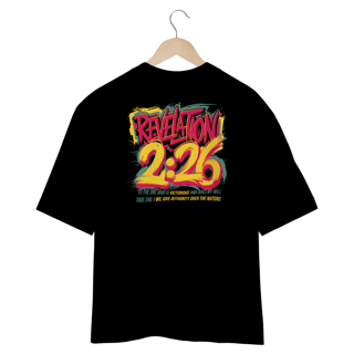 Nome do produto Camiseta Oversized (Costa) - Revelation 2:26