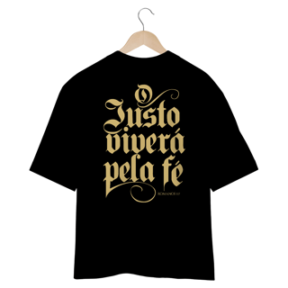 Nome do produto Camiseta Oversized (Costa) - Romanos 1:17