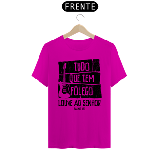 Nome do produto Camiseta Cristã Salmo 150 | Unissex Quality