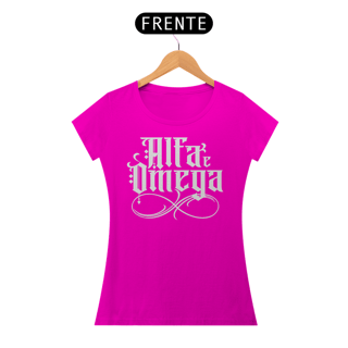 Nome do produto Camiseta Cristã Alfa e ômega | Baby Long Quality