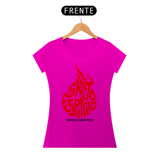 Nome do produto Camiseta Cristã Santo Espírito | Baby Long Quality