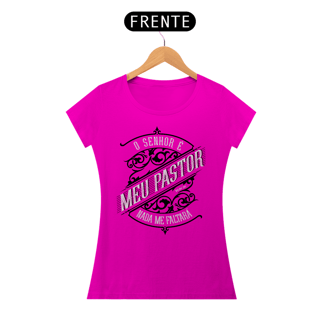 Nome do produto Camiseta Cristã Salmo 23:1 | Baby Long Quality