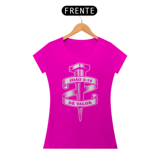 Nome do produto Camiseta Cristã João 3:16 | Baby Long Quality