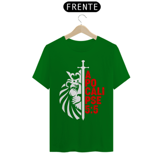 Nome do produto Camiseta Cristã Apocalipse 5:5 | Unissex Quality
