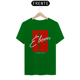 Nome do produto Camiseta Cristã Deus é bom | Unissex Quality