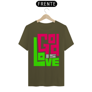 Nome do produto Camiseta Cristã God is Love | Unissex Prime
