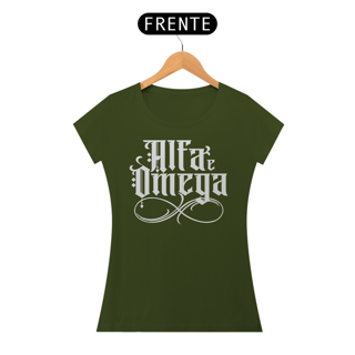 Nome do produto Camiseta Cristã Alfa e ômega | Baby Long Quality