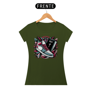 Nome do produto Camiseta Cristã Matthew 28:19-20 | Baby Long Quality