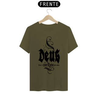 Nome do produto Camiseta Cristã Deus tem o melhor pra mim | Unissex Prime