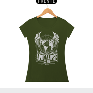 Nome do produto Camiseta Cristã Apocalipse 2:26 | Baby Long Quality