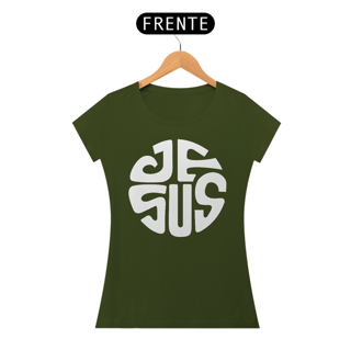 Nome do produto Camiseta Cristã Jesus | Baby Long Quality