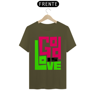 Nome do produto Camiseta Cristã God is Love | Unissex Prime