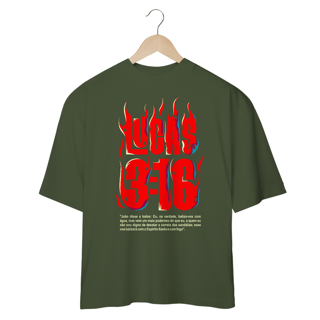 Nome do produto Camiseta Cristã Lucas 3:16 | Oversized