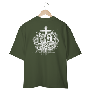 Nome do produto Camiseta Oversized (Costa) - John 3:16