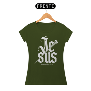 Nome do produto Camiseta Cristã Filipenses 2:5-11 | Baby Long Quality