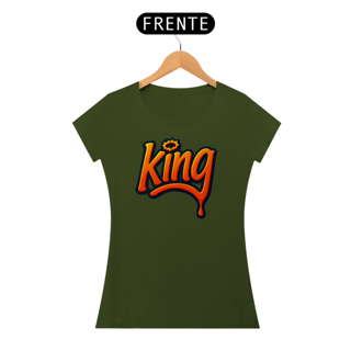 Nome do produto Camiseta Cristã King | Baby Long Quality