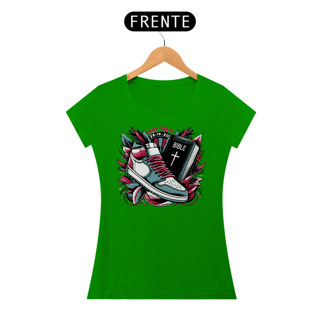 Nome do produto Camiseta Cristã Matthew 28:19-20 | Baby Long Quality