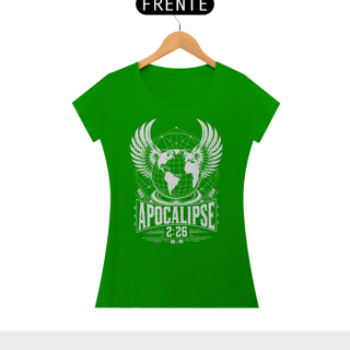 Nome do produto Camiseta Cristã Apocalipse 2:26 | Baby Long Quality