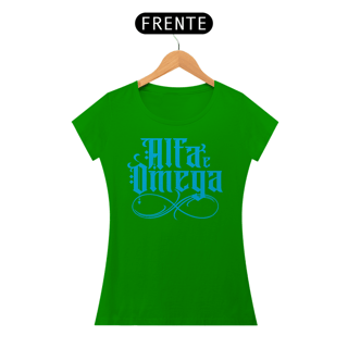 Nome do produto Camiseta Cristã Alfa e Ômega | Baby Long Quality