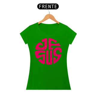 Nome do produto Camiseta Cristã Jesus | Baby Long Quality