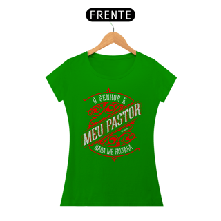 Nome do produto Camiseta Cristã Salmo 23:1 | Baby Long Quality