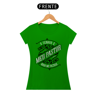 Nome do produto Camiseta Cristã Salmo 23:1 | Baby Long Quality