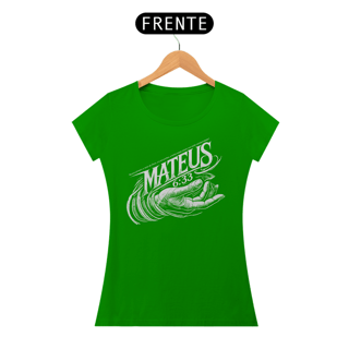 Nome do produto Camiseta Cristã Mateus 6:33 | Baby Long Quality