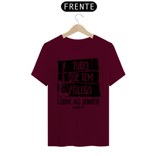 Nome do produto Camiseta Cristã Salmo 150 | Unissex Quality