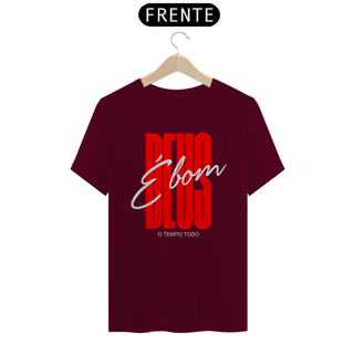 Nome do produto Camiseta Cristã Deus é bom | Unissex Quality