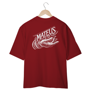 Nome do produto Camiseta Oversized (Costa) - Mateus 6:33