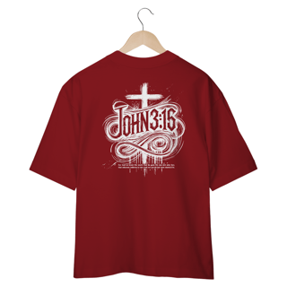 Nome do produto Camiseta Oversized (Costa) - John 3:16