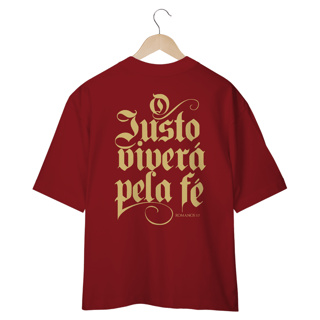 Nome do produto Camiseta Oversized (Costa) - Romanos 1:17