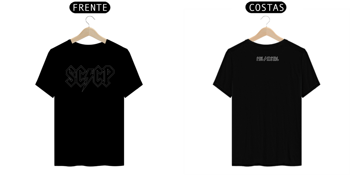 Nome do produto: Camiseta Fiel Metal AC/DC