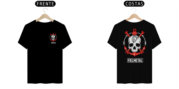 Camiseta Fiel Metal Caveira