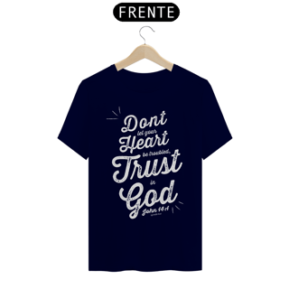 Nome do produto Camiseta - Trust in God (Preta, Cinza,Vinho e Azul Marinho)