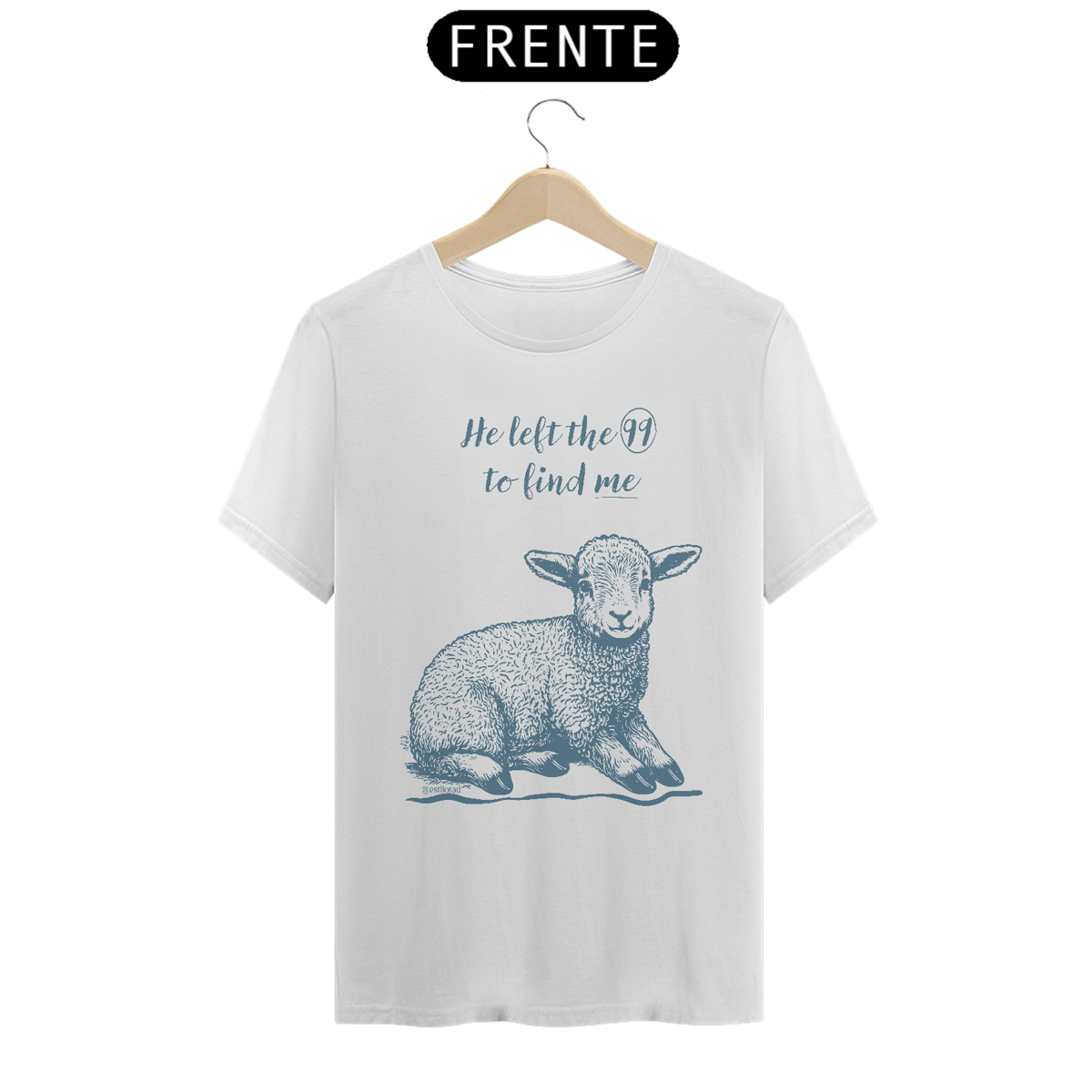 Nome do produto: Camiseta - He left the 99 to find me