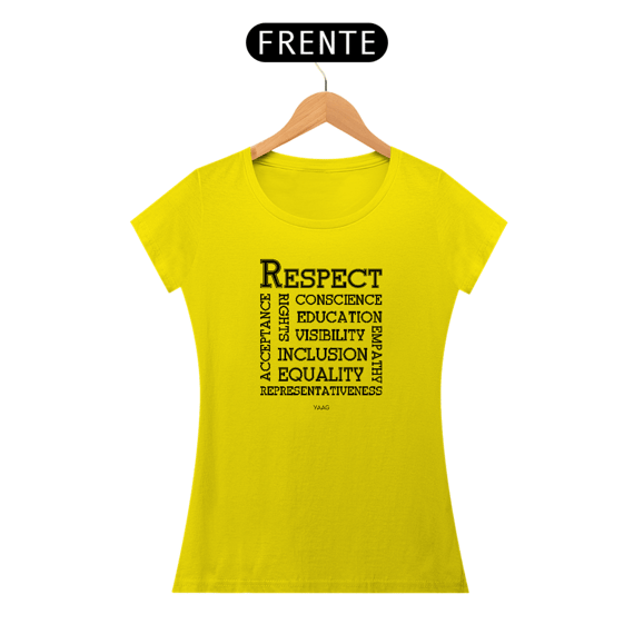 Camiseta Baby Long Respect