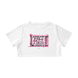 Nome do produto Cropped Lgbtqpian