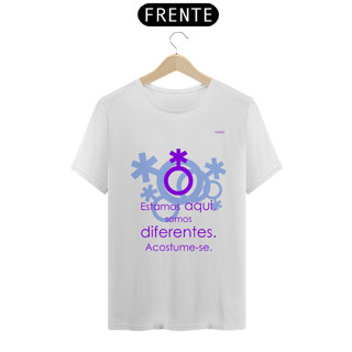 Nome do produto Camiseta Estamos Aqui