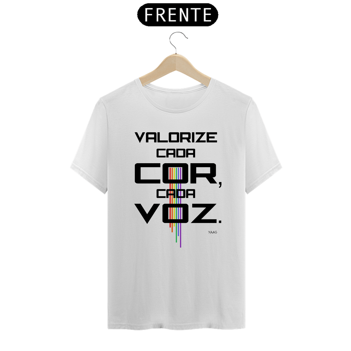 Nome do produto: Camiseta Valorize