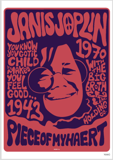 Nome do produto Poster Janis